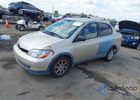 2000 Toyota Echo from USA, damaged, VIN JTDBT1230Y0074656